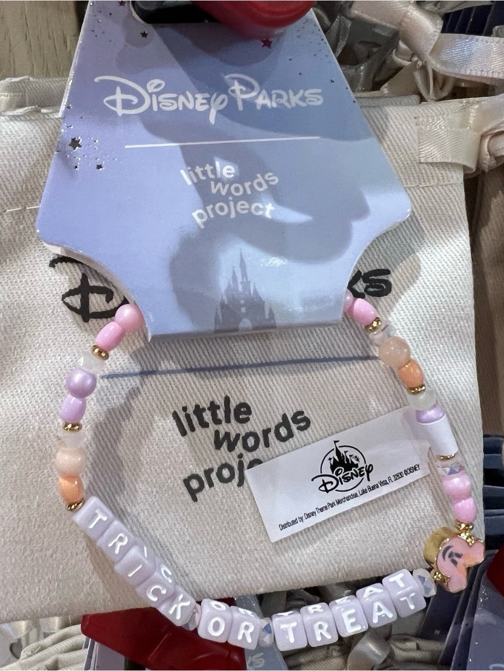 Disney Parks 2026 Halloween Little Words Project Boo Winnie The Pooh Bracelet